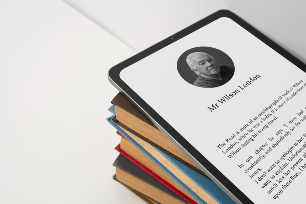 Academic success background with textbooks and graduation ceremony items